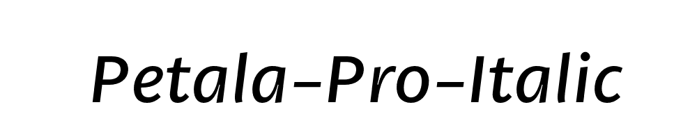 Petala-Pro-Italic