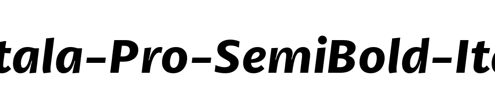 Petala-Pro-SemiBold-Italic