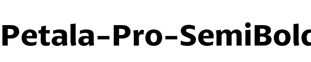 Petala-Pro-SemiBold