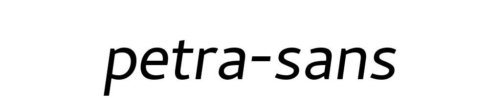 Petra Sans