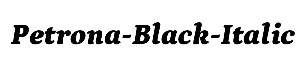 Petrona-Black-Italic