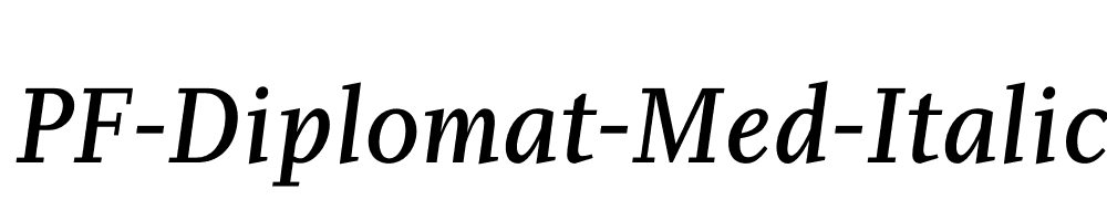 PF-Diplomat-Med-Italic