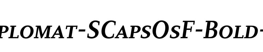 PF-Diplomat-SCapsOsF-Bold-Italic