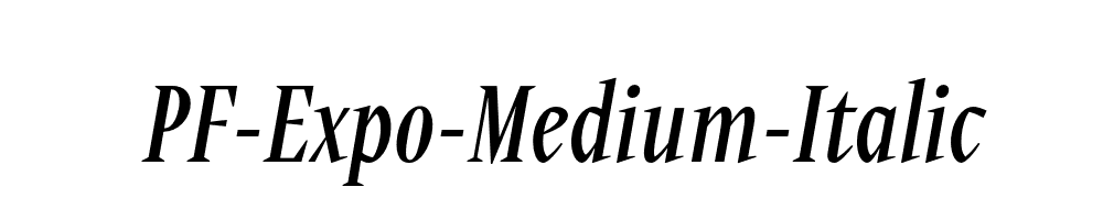 PF-Expo-Medium-Italic