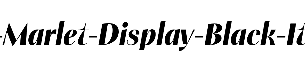 PF-Marlet-Display-Black-Italic