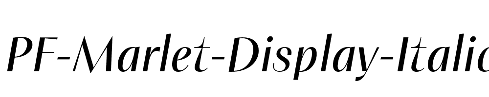 PF-Marlet-Display-Italic