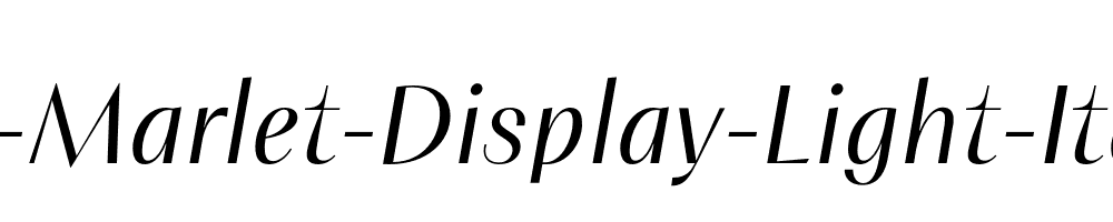 PF-Marlet-Display-Light-Italic