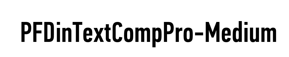 PFDinTextCompPro-Medium