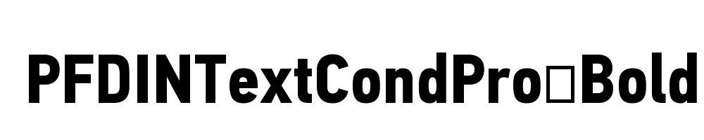 PFDINTextCondPro-Bold