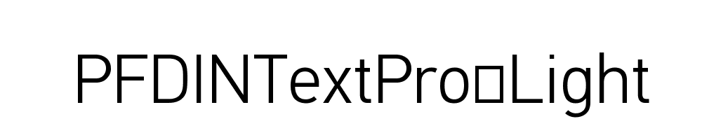 PFDINTextPro-Light