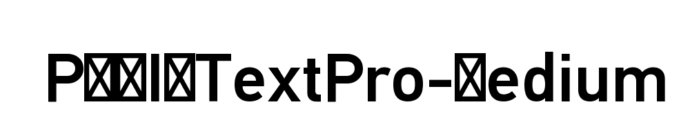 PFDINTextPro-Medium