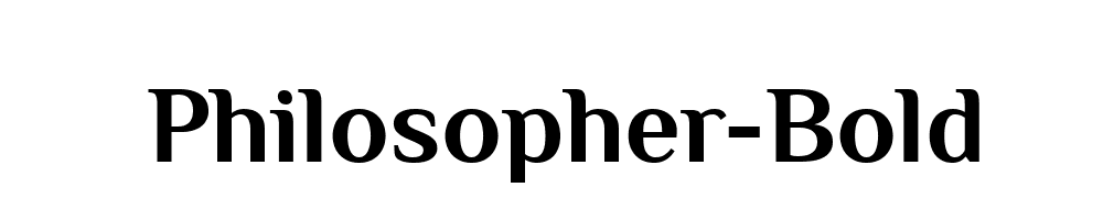 Philosopher-Bold