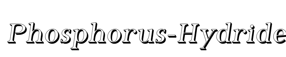 Phosphorus-Hydride