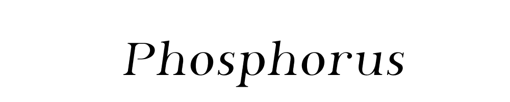 Phosphorus