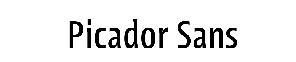 Picador Sans