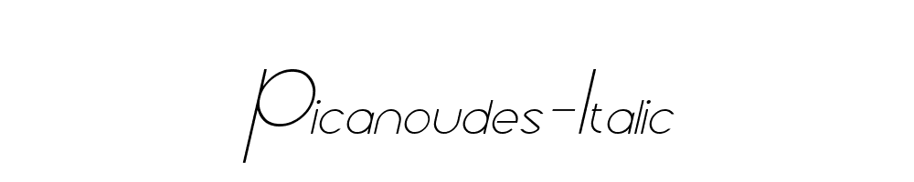 Picanoudes-Italic