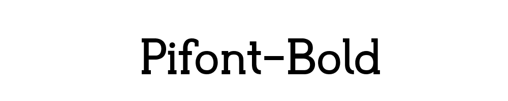 Pifont-Bold