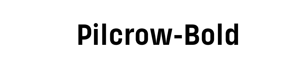 Pilcrow-Bold