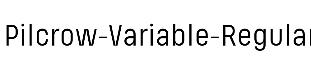 Pilcrow-Variable-Regular