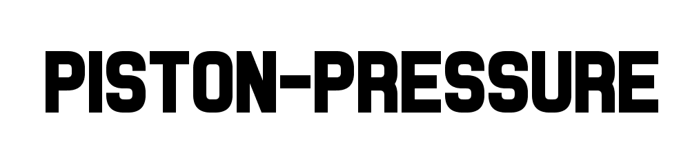 Piston Pressure