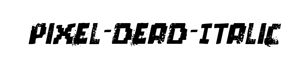 pixel-dead-Italic