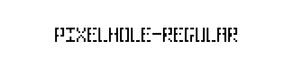 Pixelhole-Regular