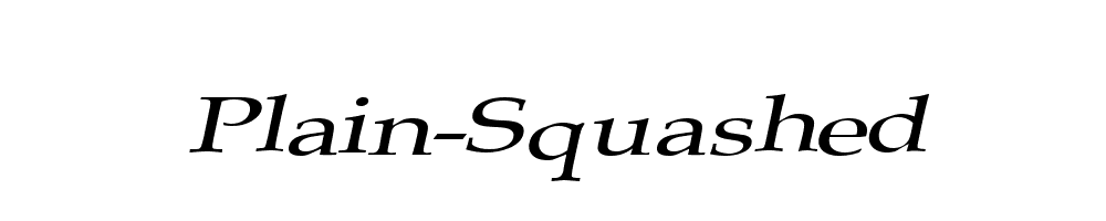 Plain-Squashed