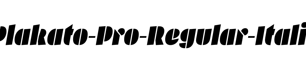 Plakato-Pro-Regular-Italic