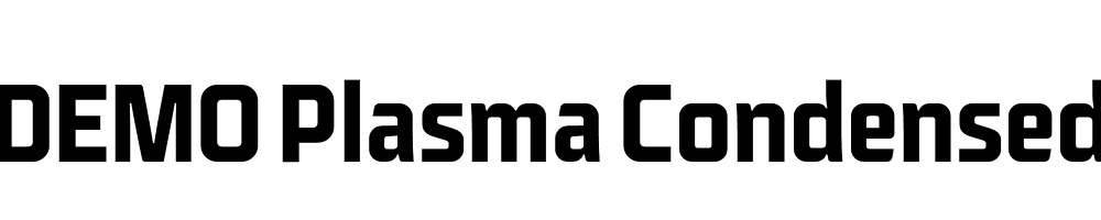 FSP DEMO Plasma Condensed Bold