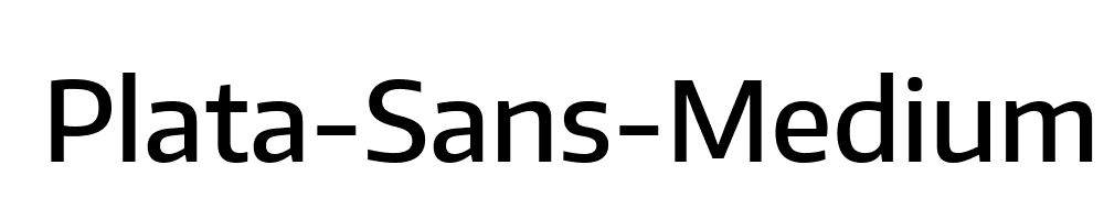 Plata-Sans-Medium