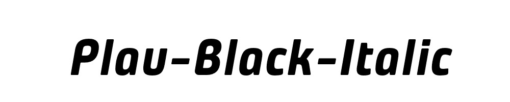 Plau-Black-Italic