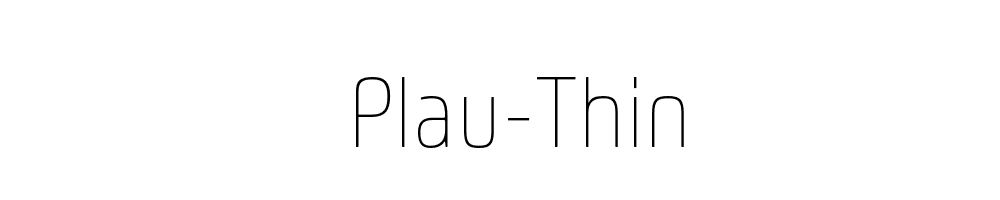 Plau-Thin