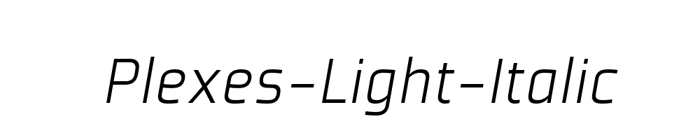 Plexes-Light-Italic