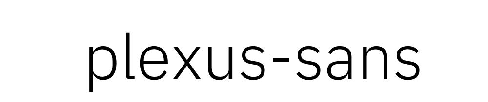 Plexus Sans