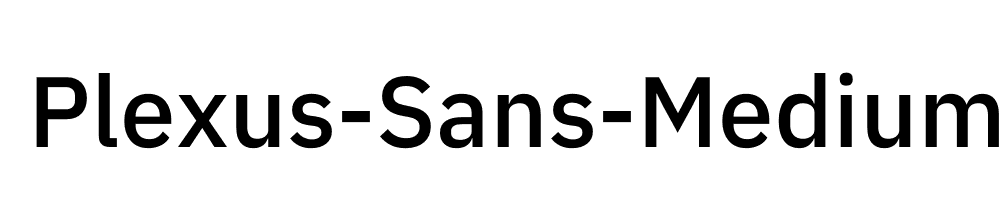 Plexus-Sans-Medium