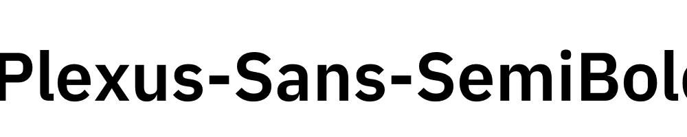 Plexus-Sans-SemiBold