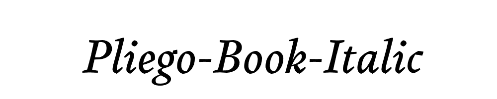 Pliego-Book-Italic