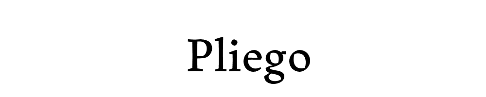 Pliego