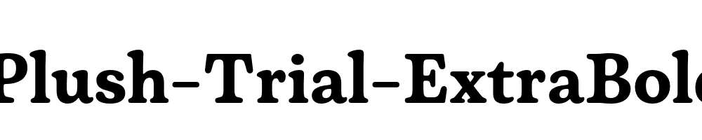 Plush-Trial-ExtraBold