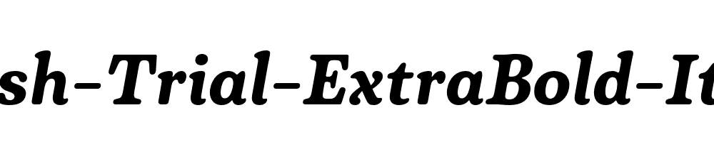 Plush-Trial-ExtraBold-Italic