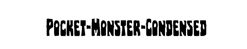 Pocket-Monster-Condensed