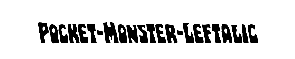 Pocket-Monster-Leftalic