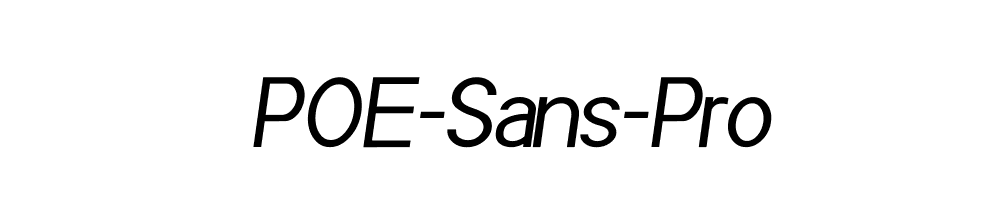 POE-Sans-Pro