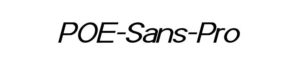 POE-Sans-Pro