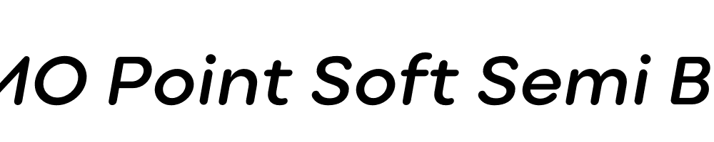 FSP DEMO Point Soft Semi Bold Italic