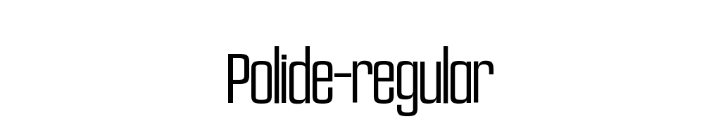 Polide-regular