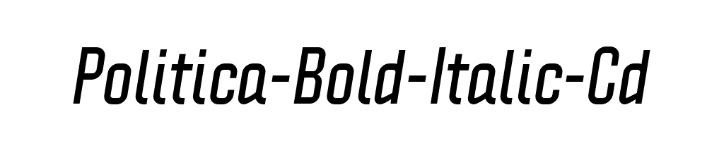 Politica-Bold-Italic-Cd