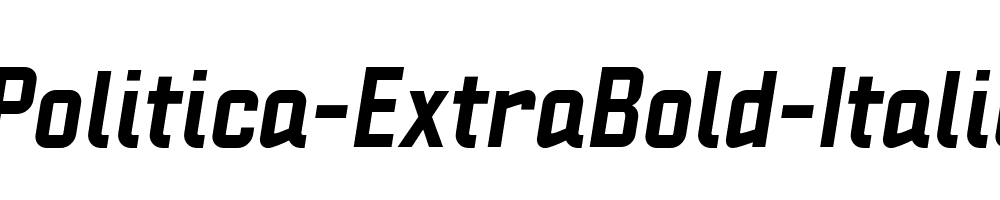 Politica-ExtraBold-Italic