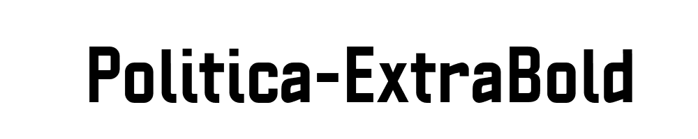 Politica-ExtraBold