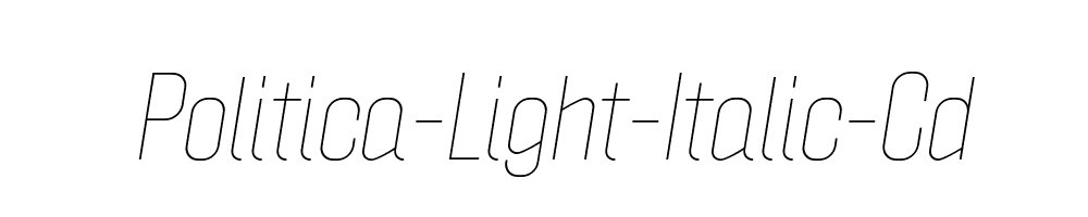 Politica-Light-Italic-Cd